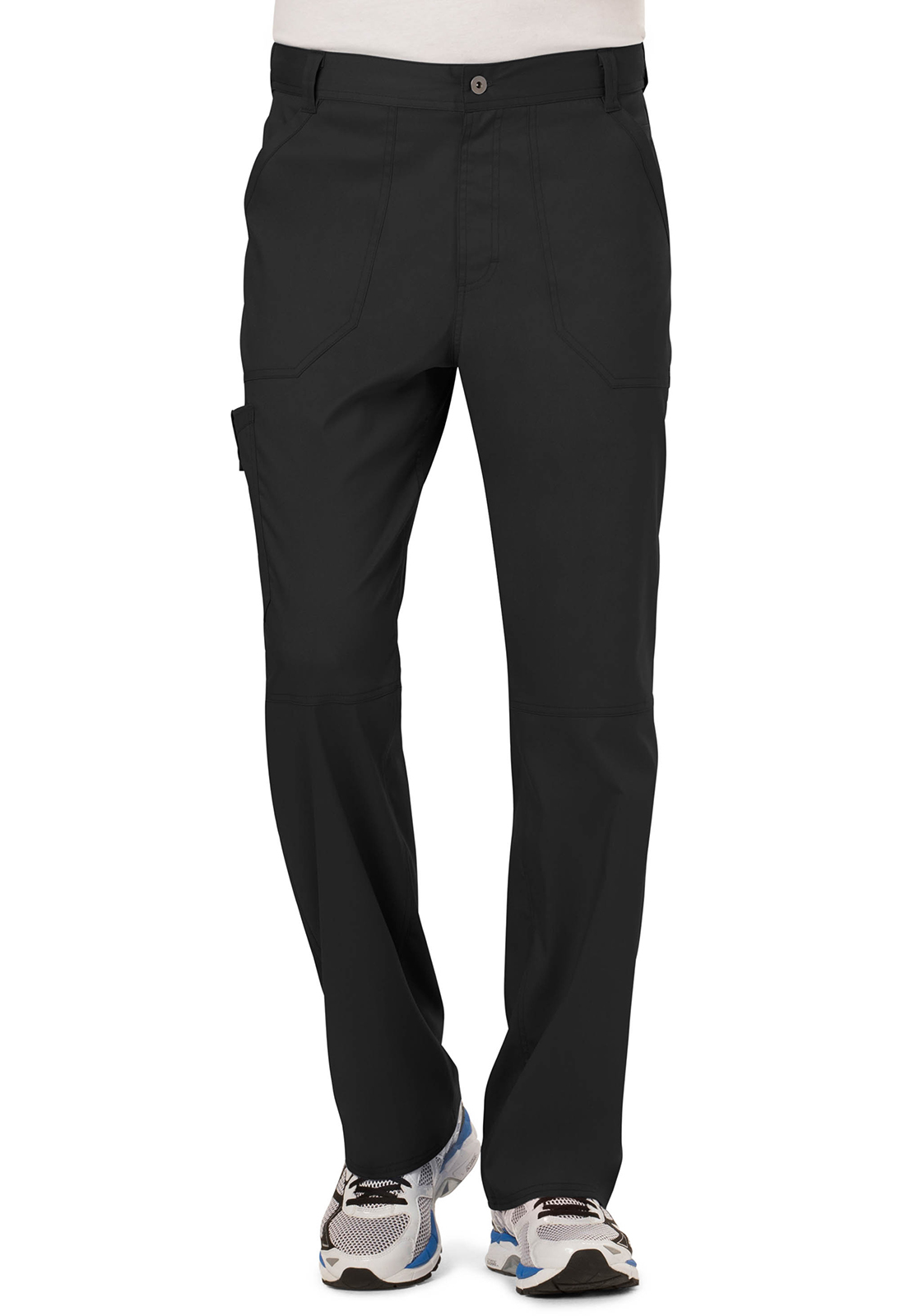 Pánské lékařské kalhoty, Cherokee, Men's Mid Rise Tapered Leg Pant - černá