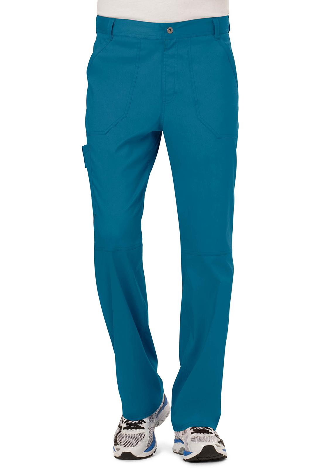 Pánské lékařské kalhoty, Cherokee, Men's Mid Rise Tapered Leg Pant - karibská modrá