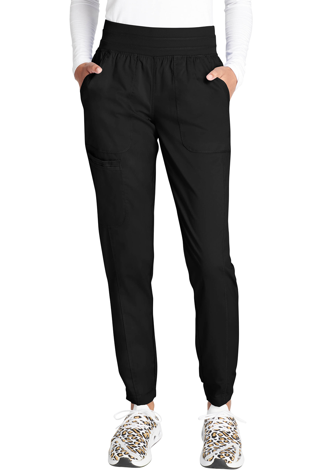 Lékařské jogger kalhoty, Cherokee, Natural Rise Jogger - černá