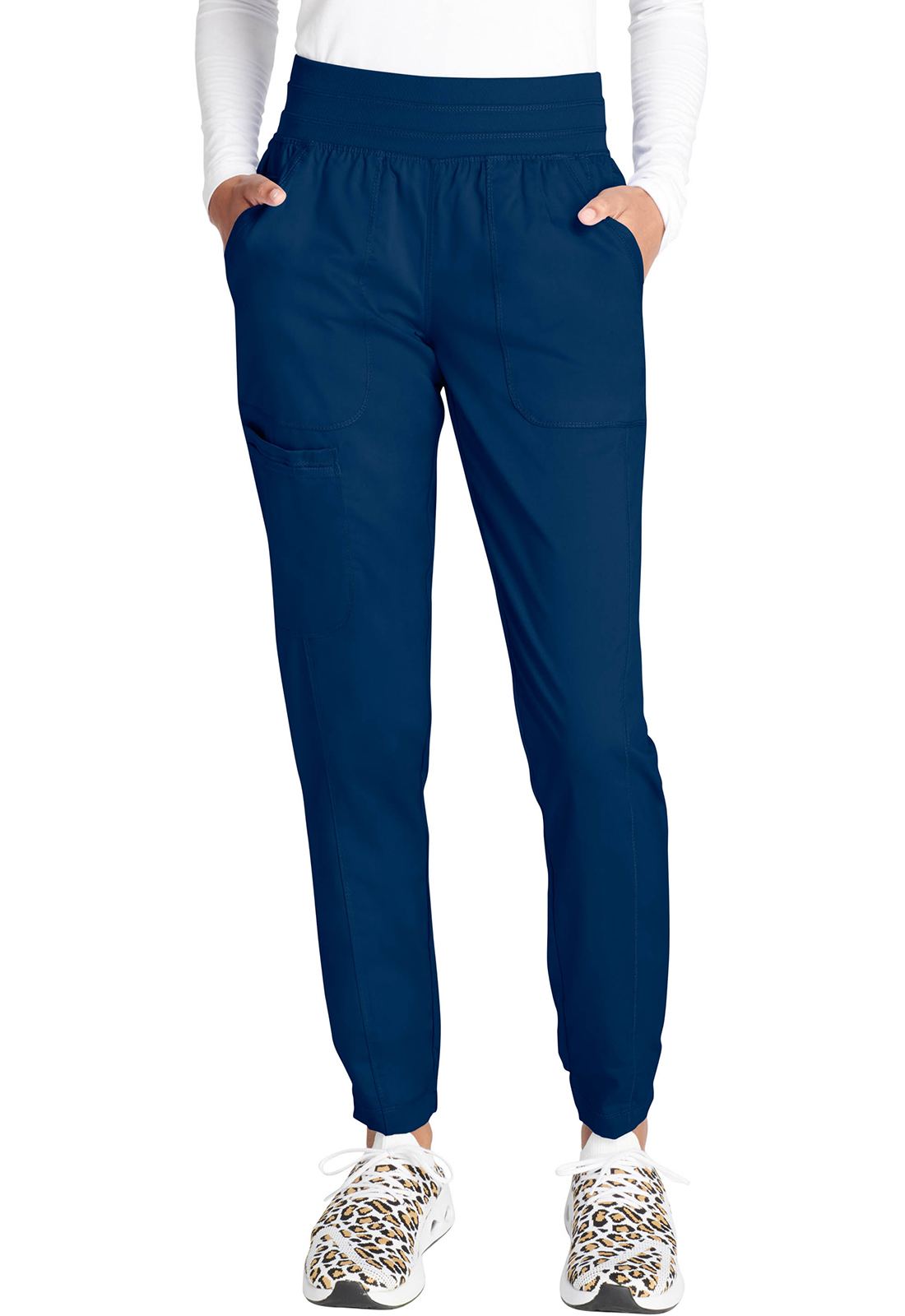 Lékařské jogger kalhoty, Cherokee, Natural Rise Jogger - námořnická modrá