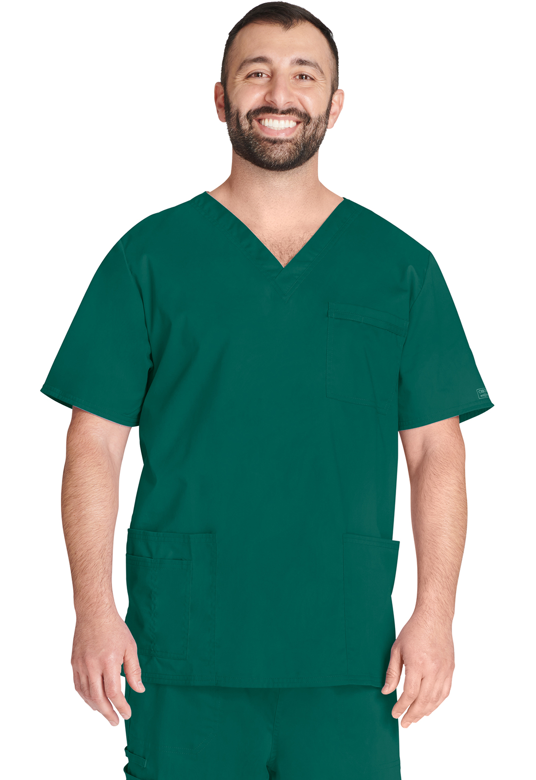 Lékařská halena s výstřihem do V, Cherokee, Unisex V-Neck Top - zelená