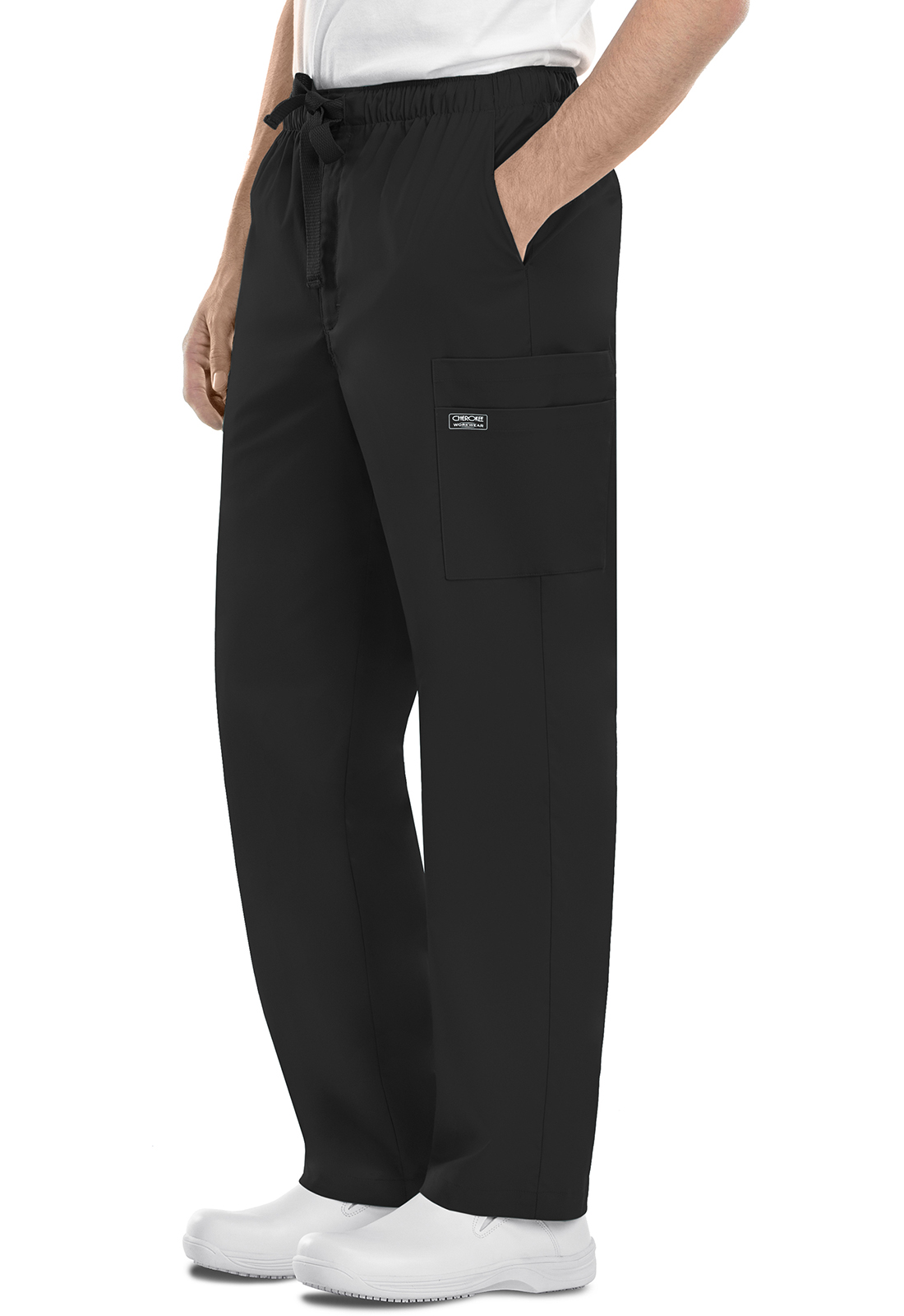 Lékařské kalhoty, Cherokee, Fly Front Cargo Pant - černá