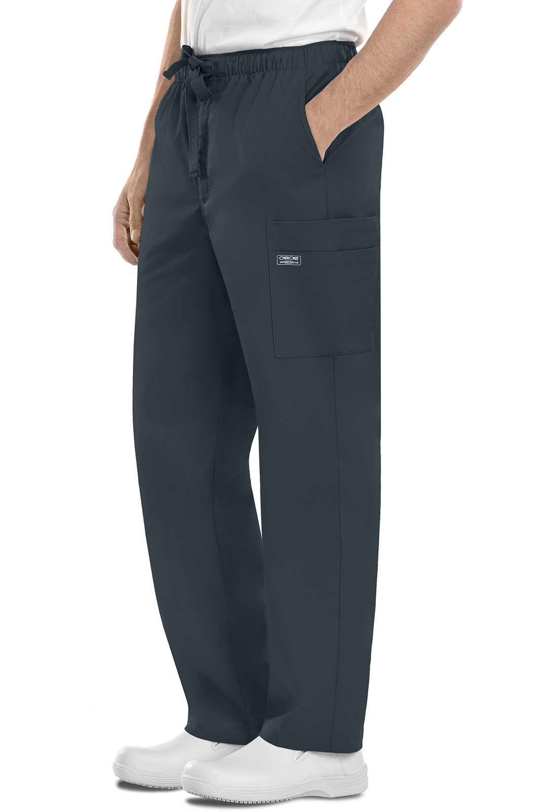 Lékařské kalhoty, Cherokee, Fly Front Cargo Pant - šedá
