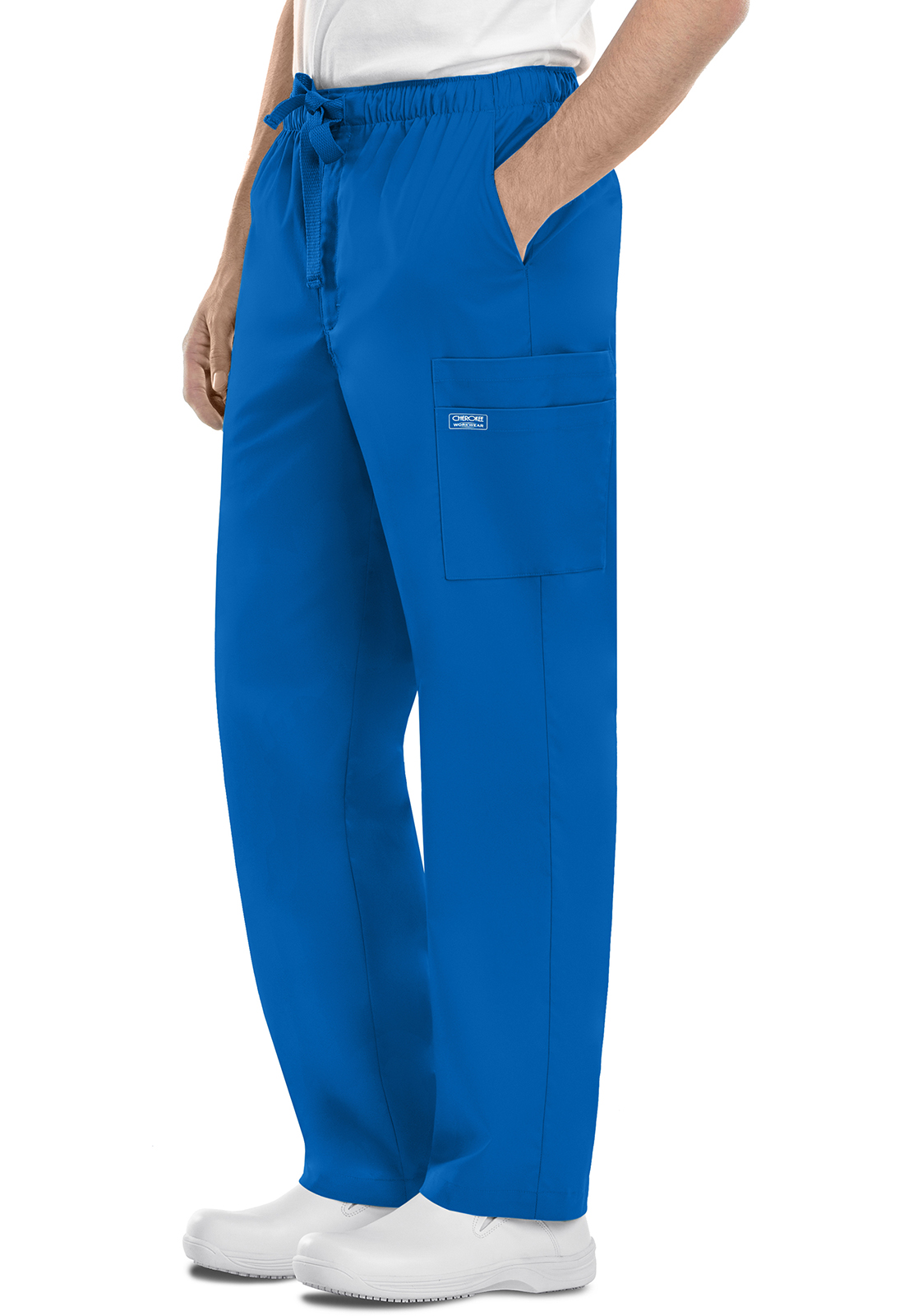 Lékařské kalhoty, Cherokee, Fly Front Cargo Pant - královská modrá