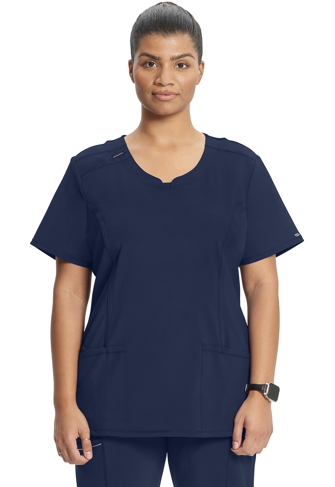 Lékařská halena s kulatým výstřihem, Cherokee, Round Neck Top - námořnická modrá