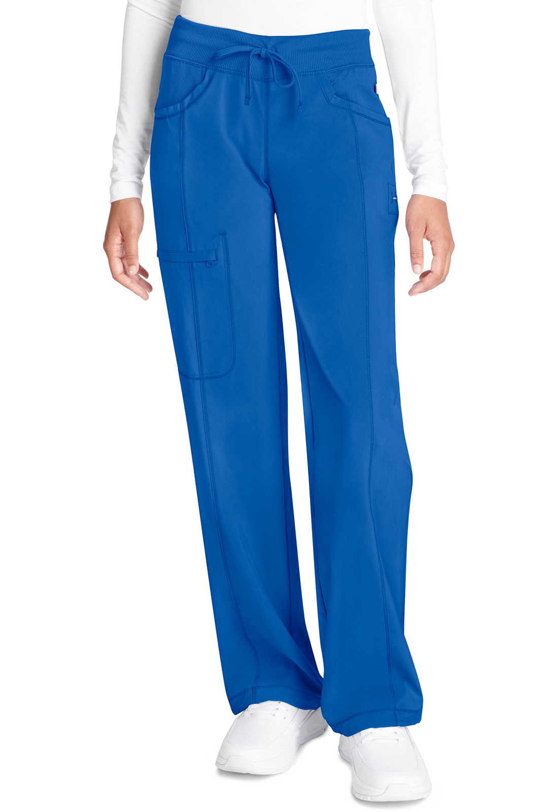 Lékařské kalhoty s rovnými nohavicemi, Cherokee, Straight Leg Drawstring Pant - královská modrá