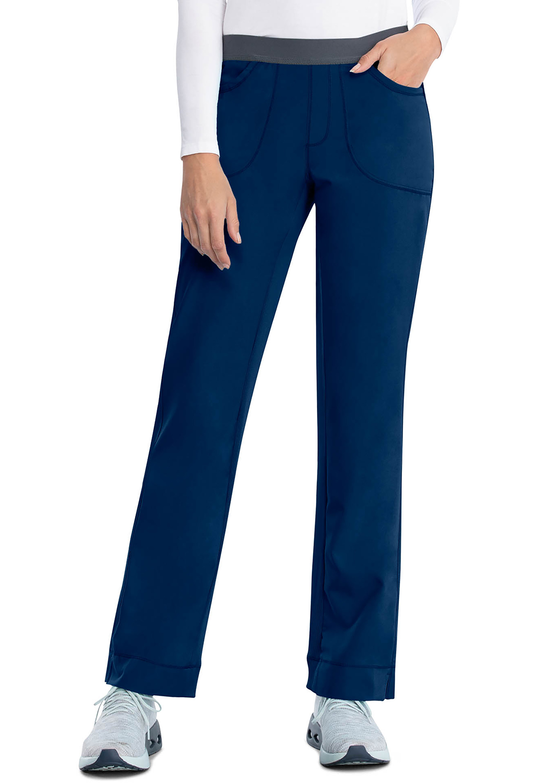 Lékařské kalhoty s úzkým střihem, Cherokee, Slim Pull-On Pant - námořnická modrá