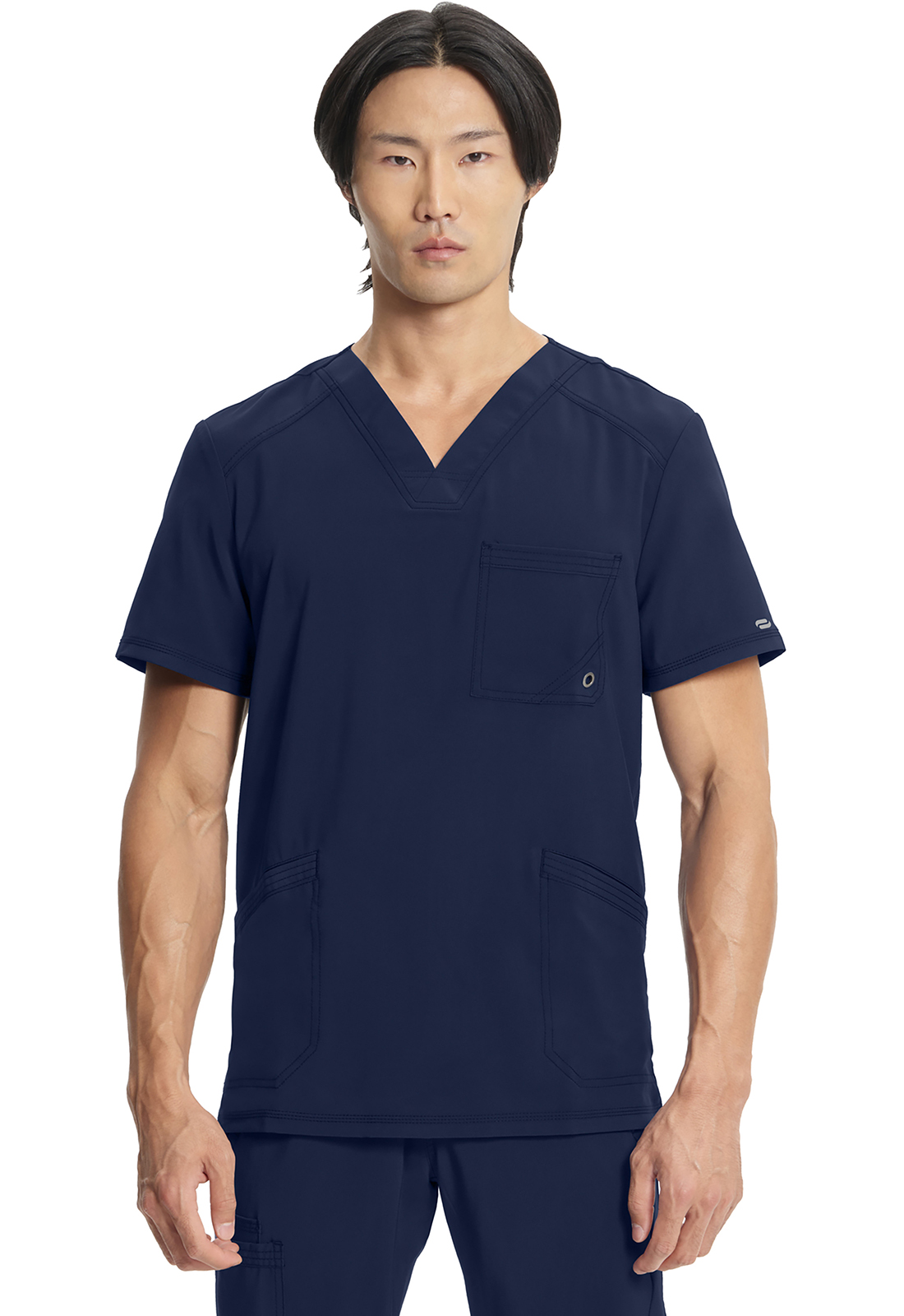 Lékařská halena s výstřihem do V, Cherokee, V-Neck Top - námořnická modrá