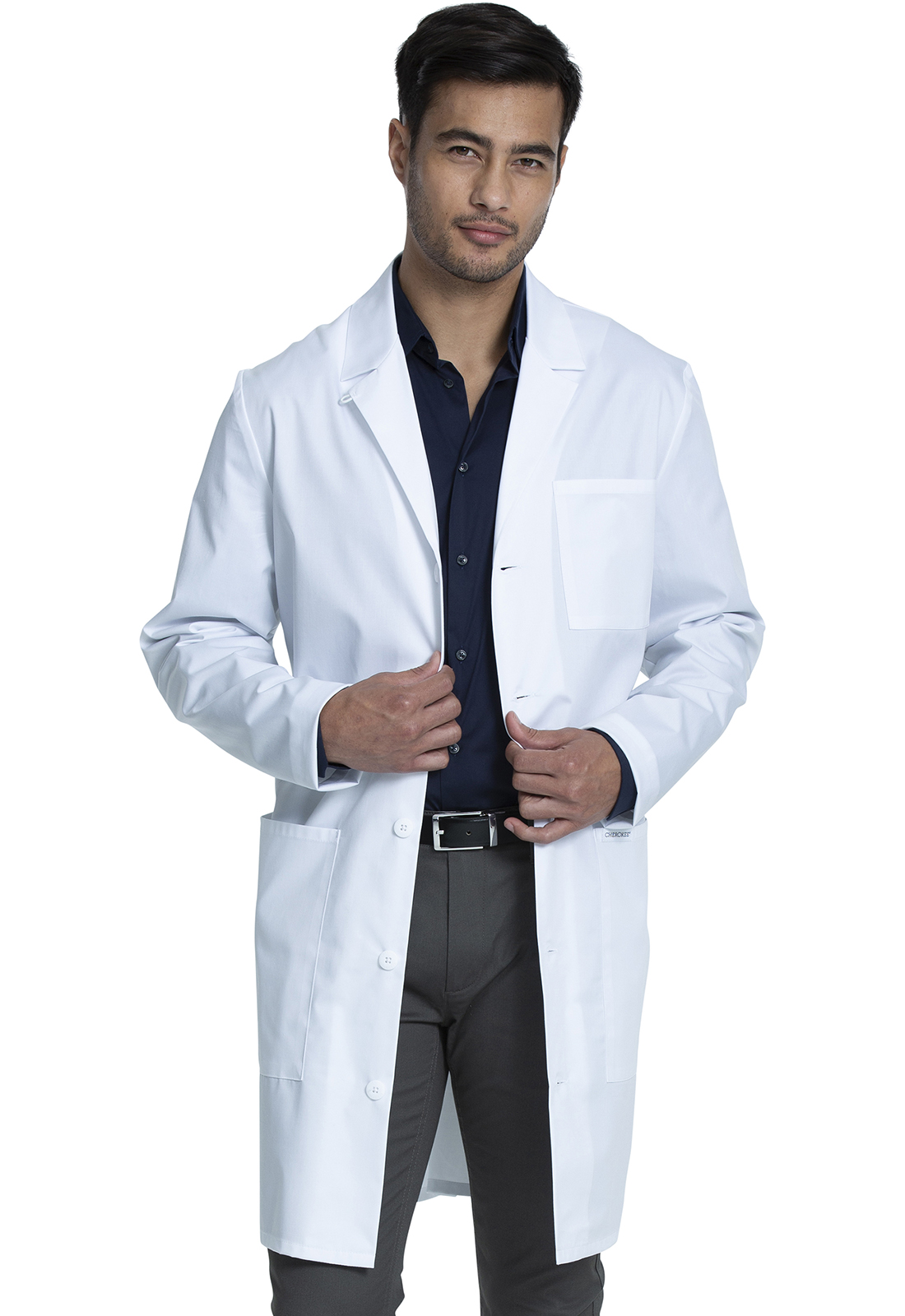 Pánský lékařský plášť - dlouhý, Cherokee, Men's Lab Coat