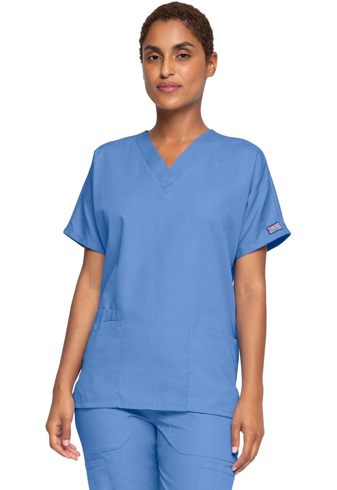 Dámská lékařská halena, Cherokee Originals V-Neck Top - světle modrá