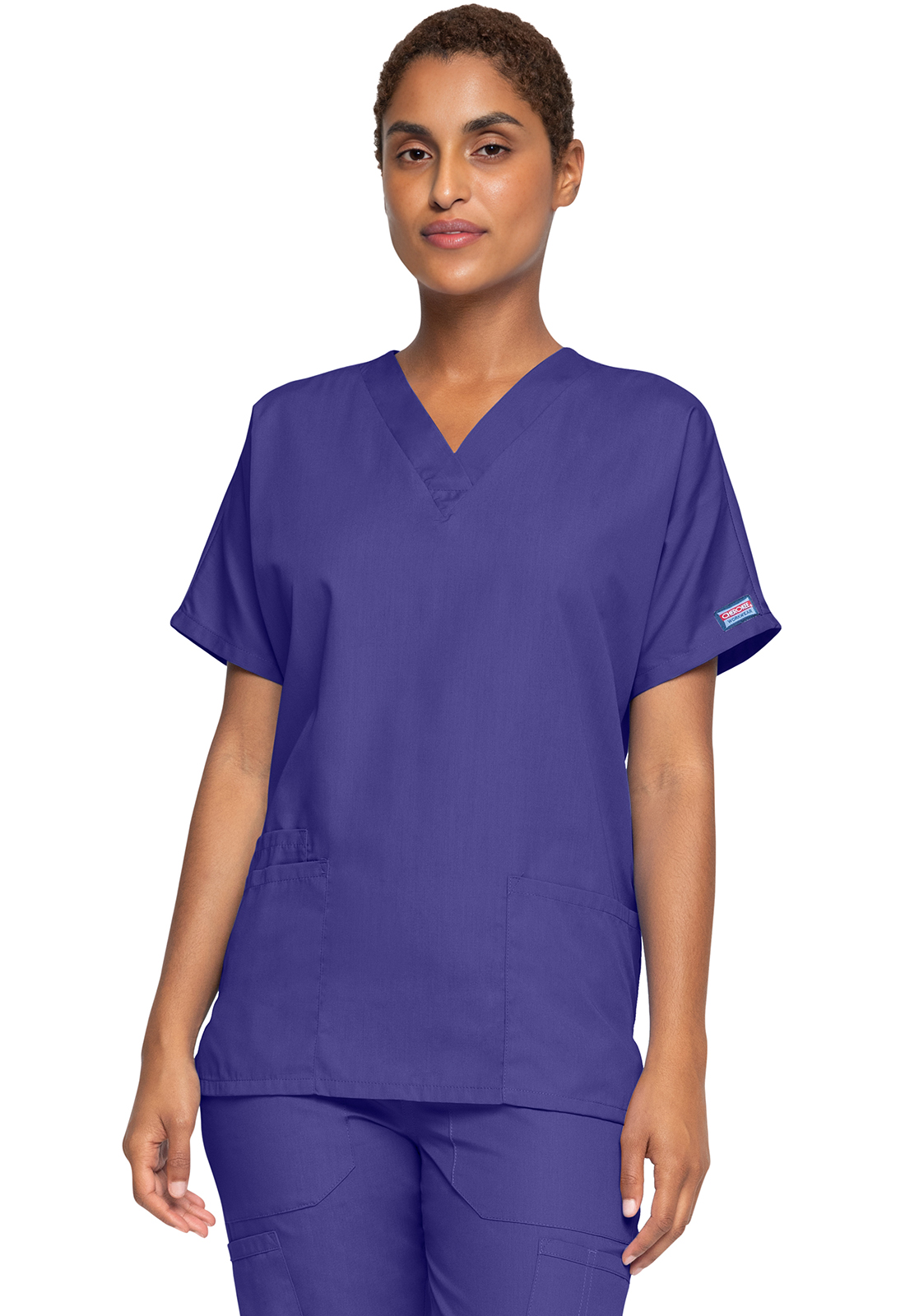 Dámská lékařská halena, Cherokee Originals V-Neck Top - fialová