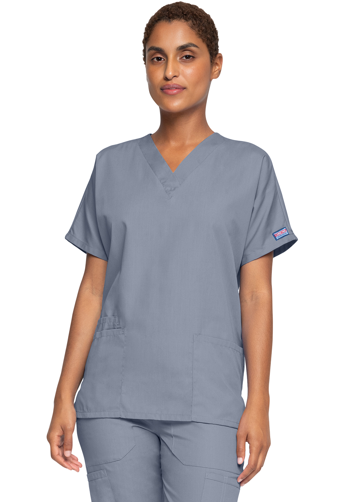 Dámská lékařská halena, Cherokee Originals V-Neck Top - šedá