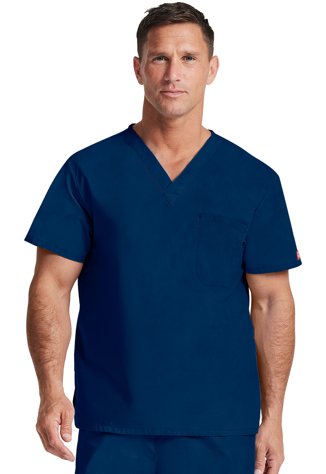Lékařská halena s výstřihem do V, Dickies, Tuckable V-Neck Top - námořnická modrá