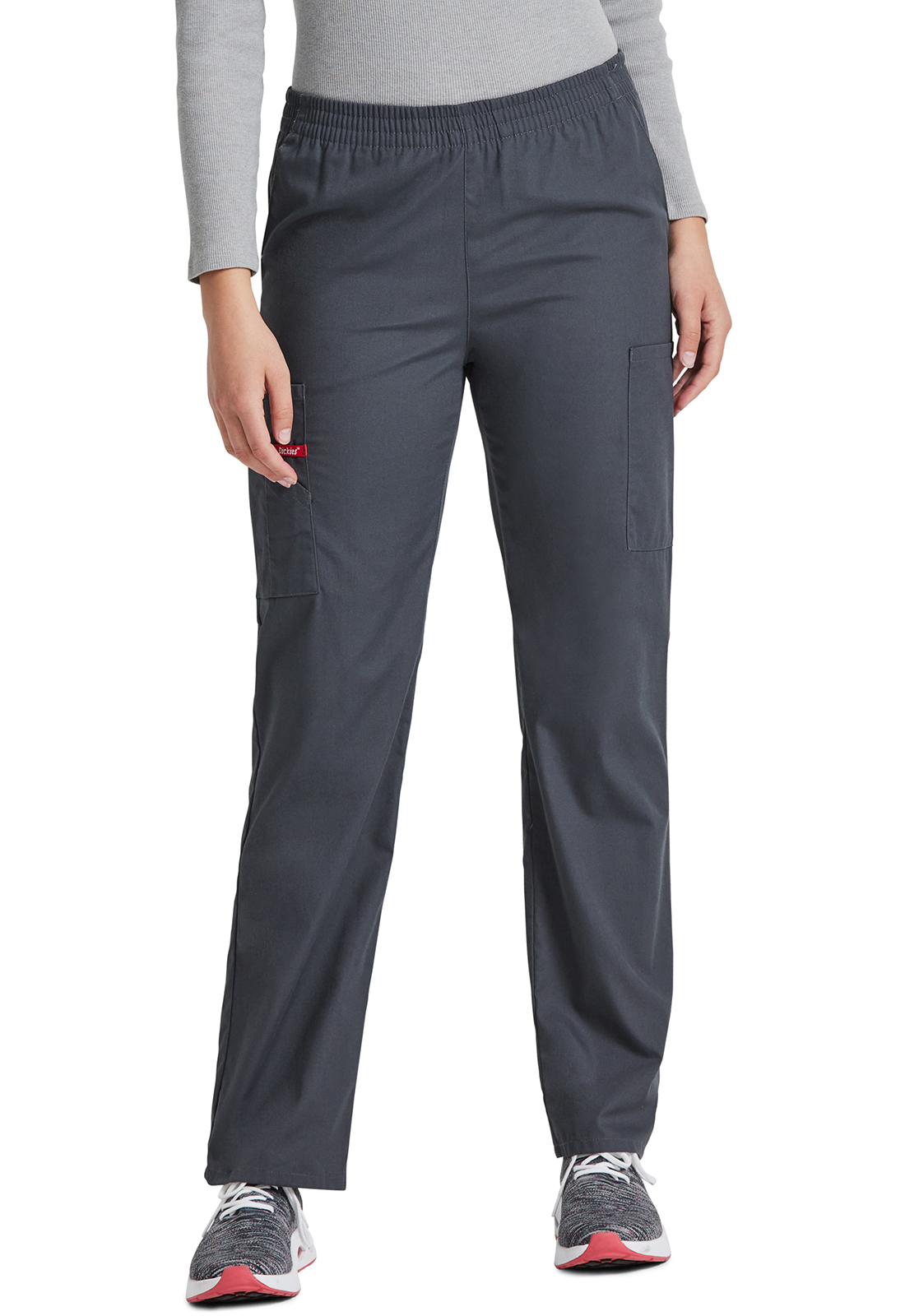 Unisex kalhoty s přirozeným sedem a zúženou nohavicí, Dickies, tmavě šedá