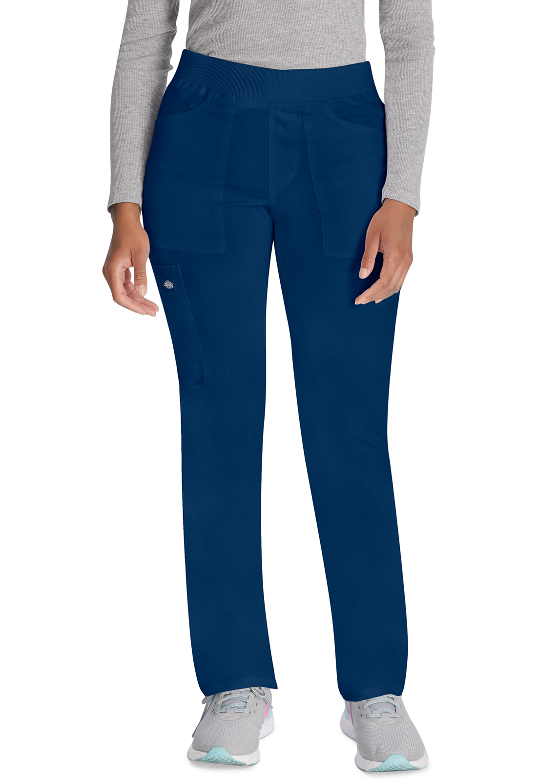 Lékařské kalhoty s pružným pasem, Dickies, Mid Rise Pull-on - námořnická modrá