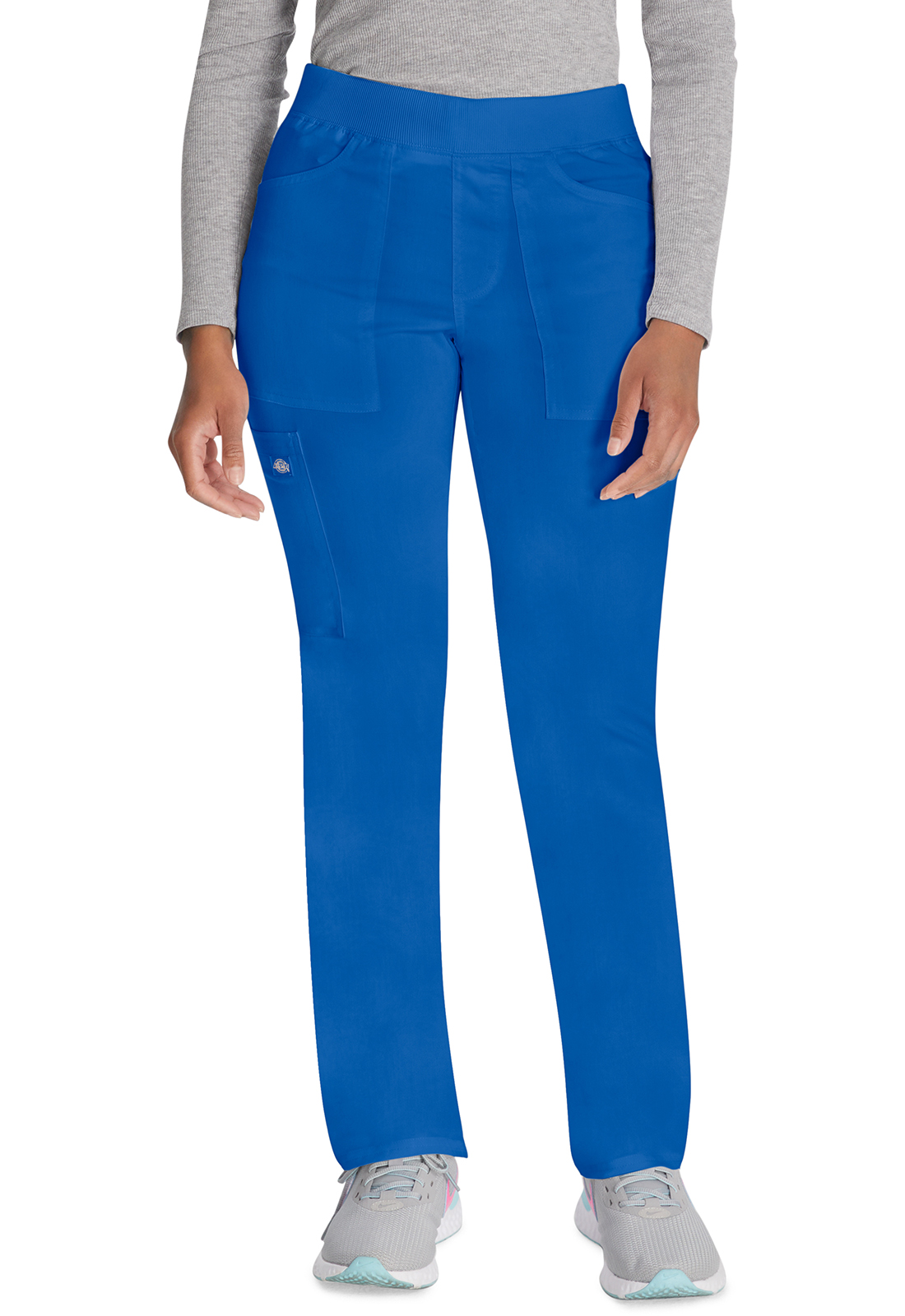 Lékařské kalhoty s pružným pasem, Dickies, Mid Rise Pull-on - královská modrá