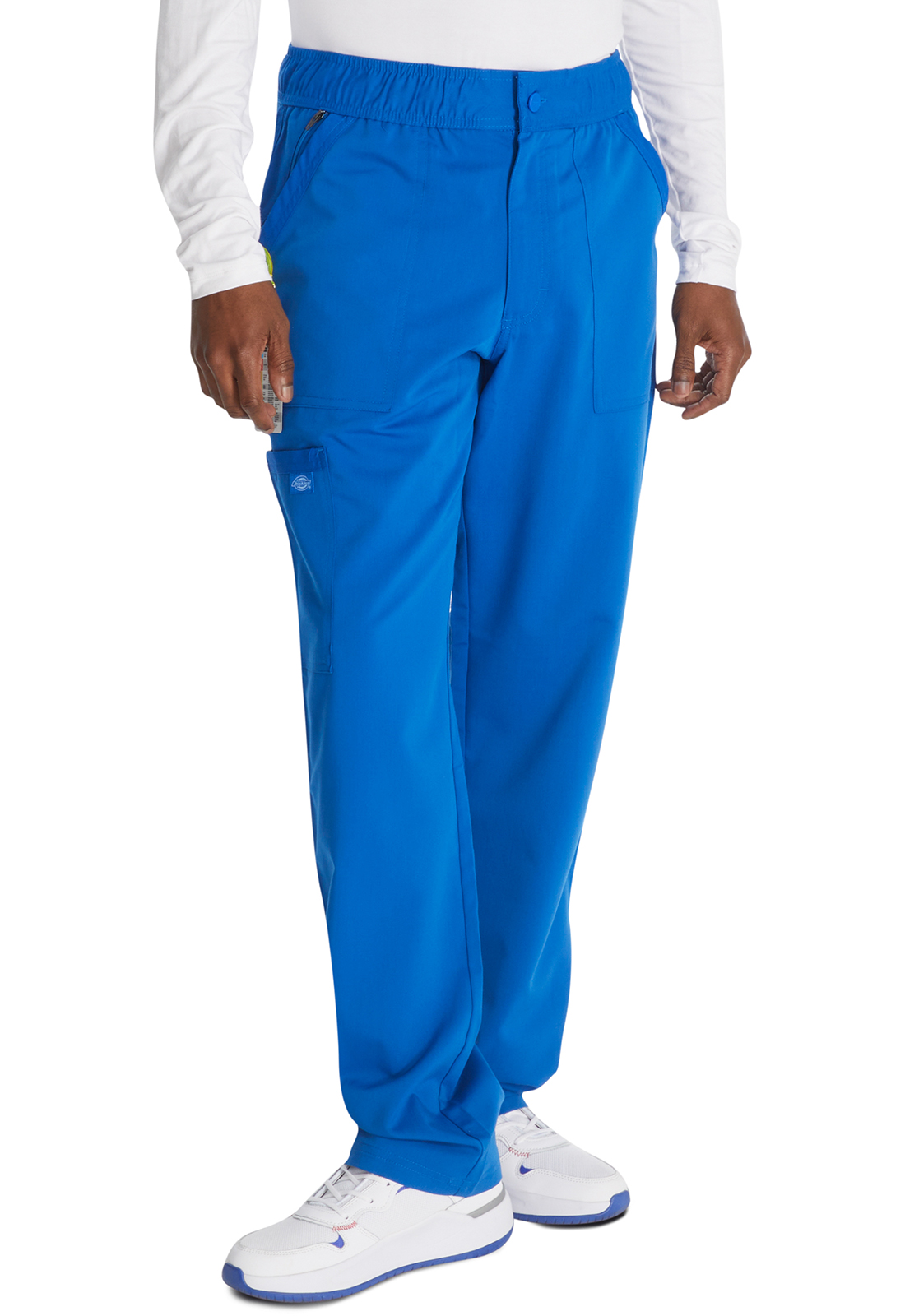 Lékařské kalhoty se zapínáním na zip, Dickies, Mid Rise Zip Fly - královsky modrá